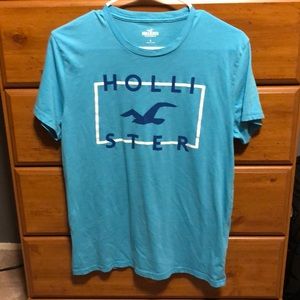 Hollister aqua blue shirt